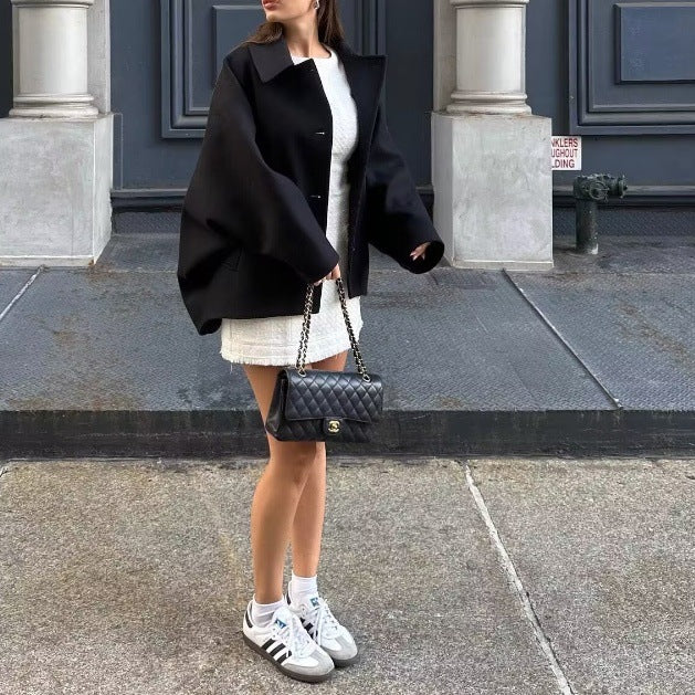 Reila Oversized Jacket with Pockets for Everyday Comfort