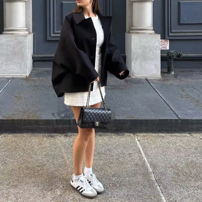 Reila Oversized Jacket with Pockets for Everyday Comfort