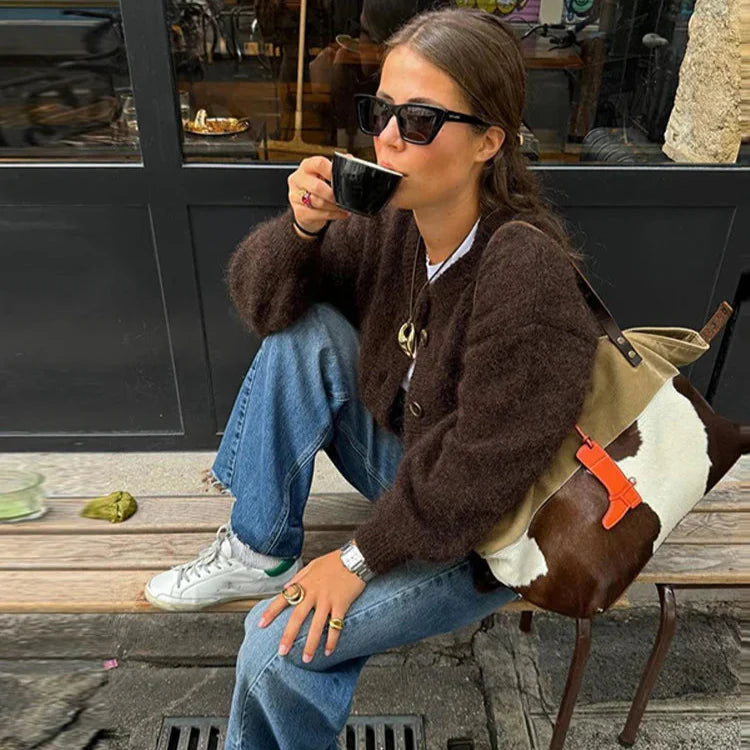 Chloe Button-Up Cardigan