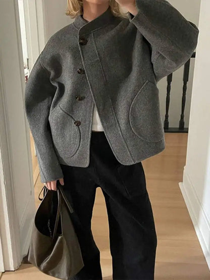 Kadira Oversized Wool Blend Coat