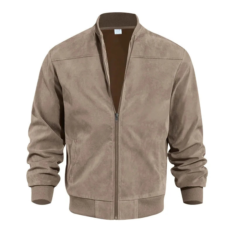 Richard Suede Bomber Jacket