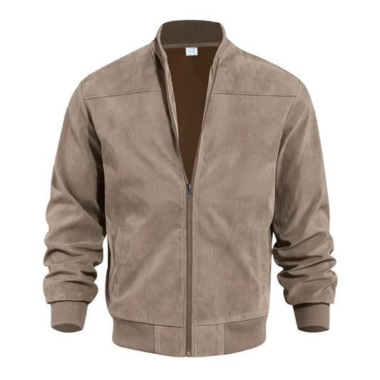 Richard Suede Bomber Jacket