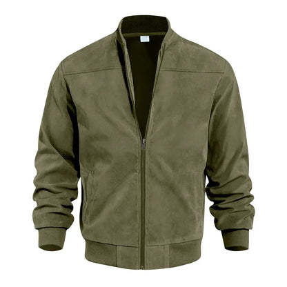 Richard Suede Bomber Jacket