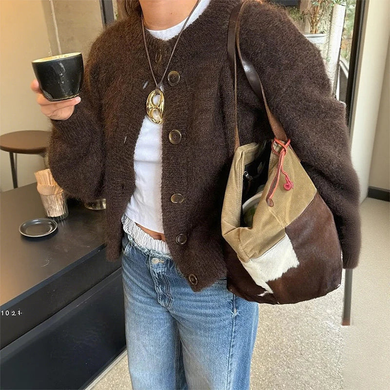 Chloe Button-Up Cardigan