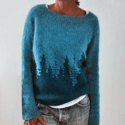 Christina - Patterned Knit Sweater