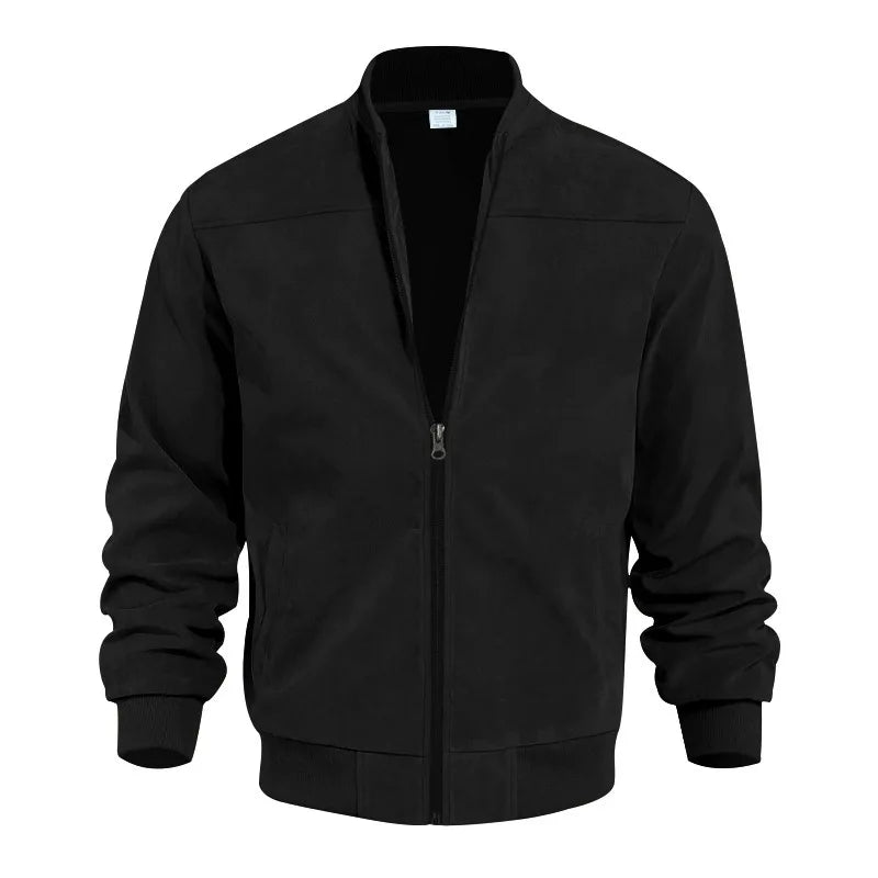 Richard Suede Bomber Jacket