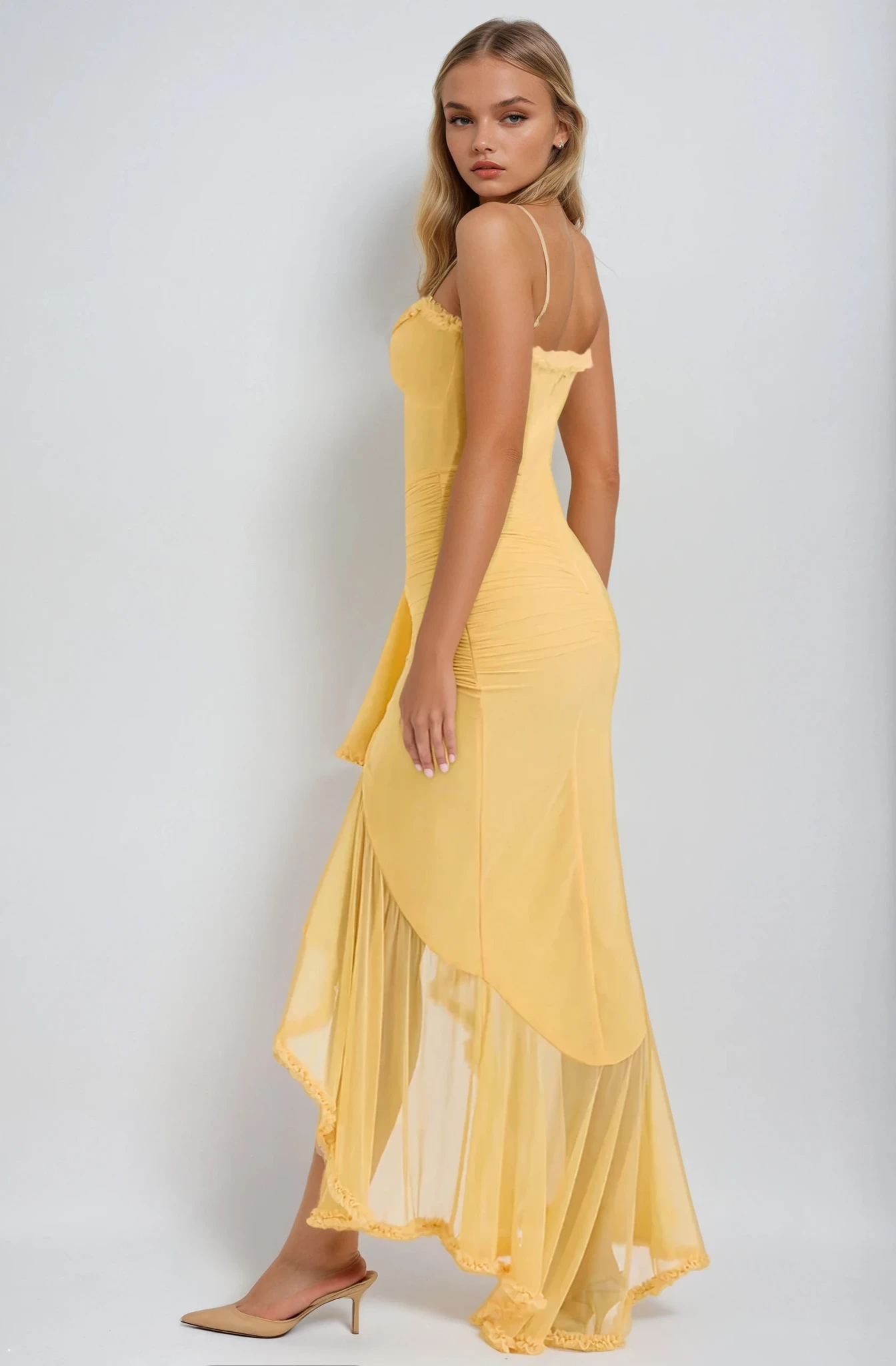 Diamond | Charming Ruffled Gown