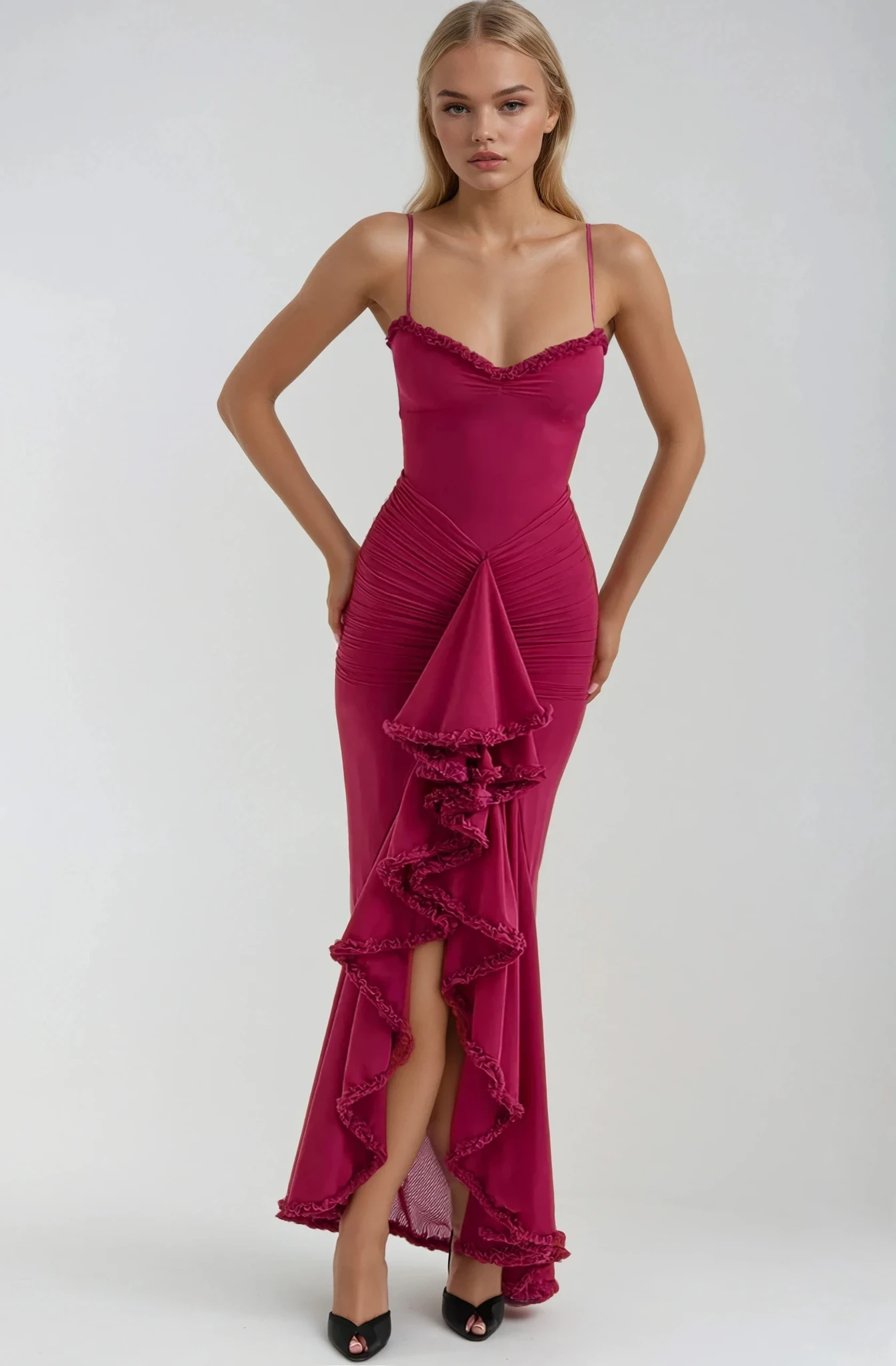 Diamond | Charming Ruffled Gown