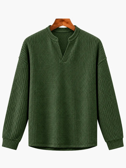 The Verona Waffle Henley