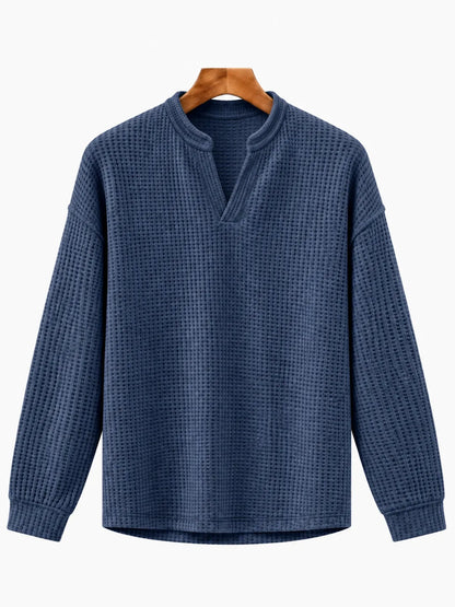 The Verona Waffle Henley