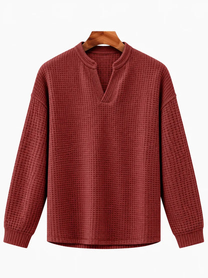 The Verona Waffle Henley