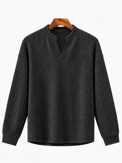 The Verona Waffle Henley