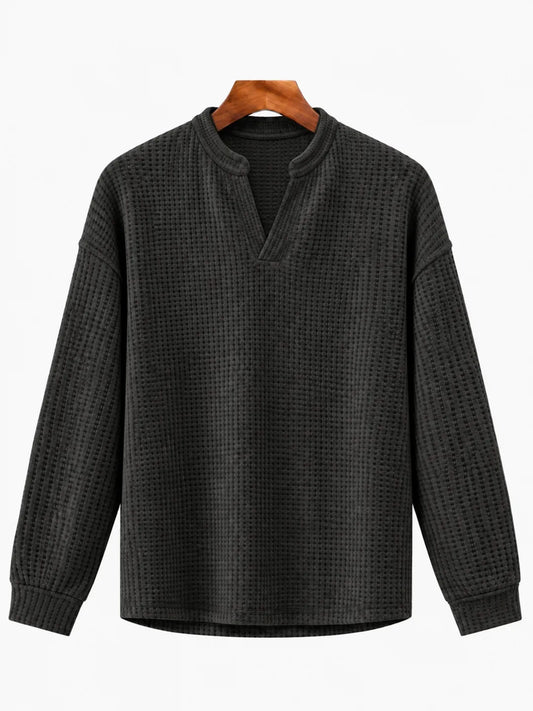 The Verona Waffle Henley