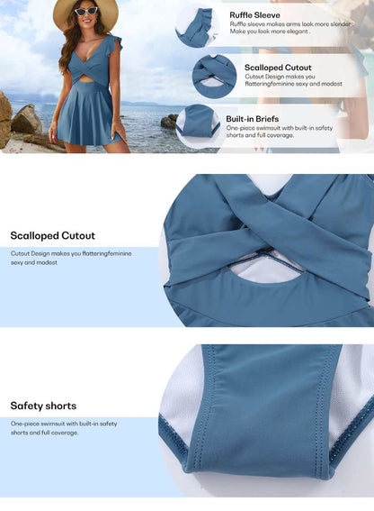 KORRAZO® Ruffle Swimsuit