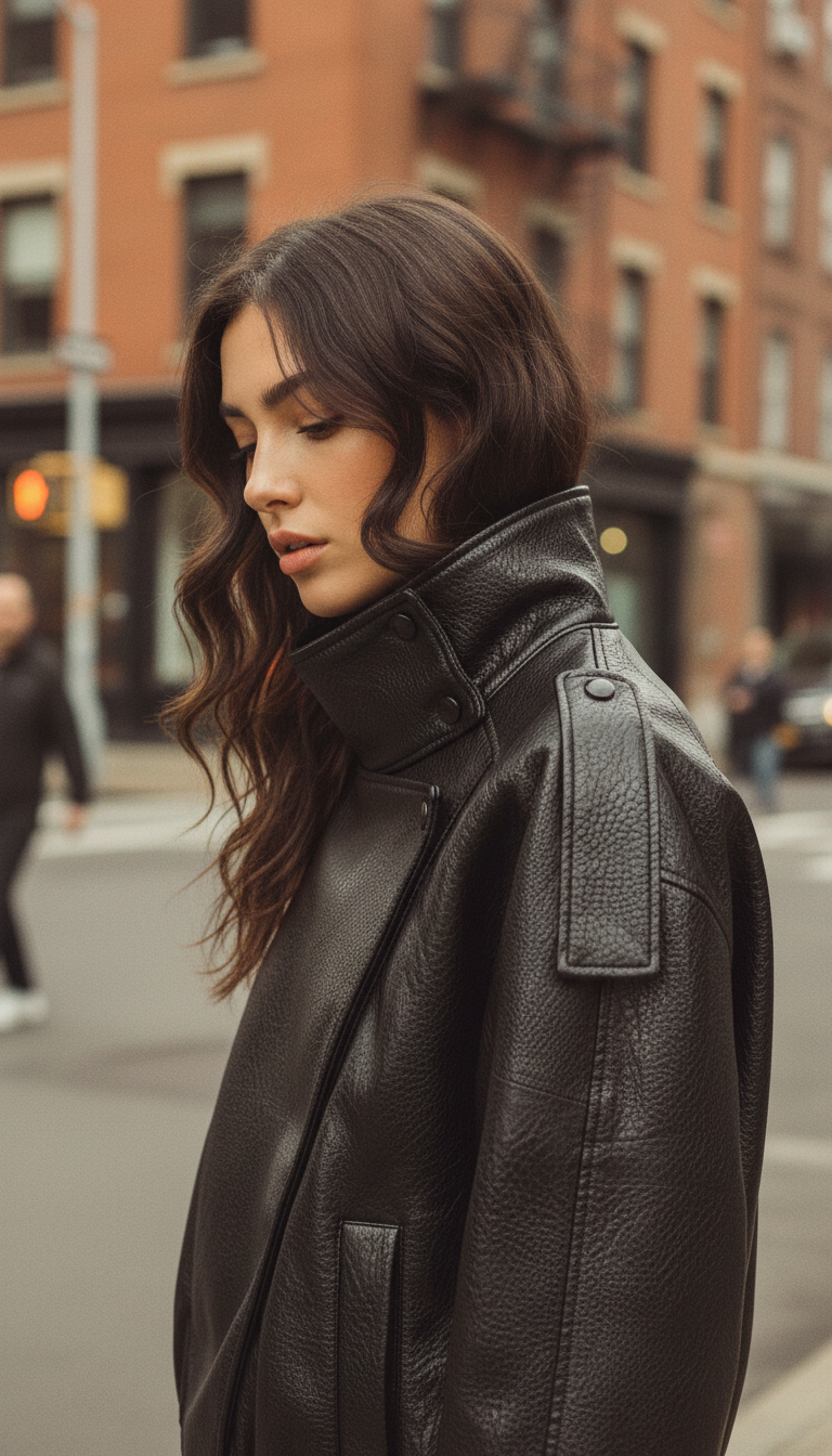 Faux Leather Jacket
