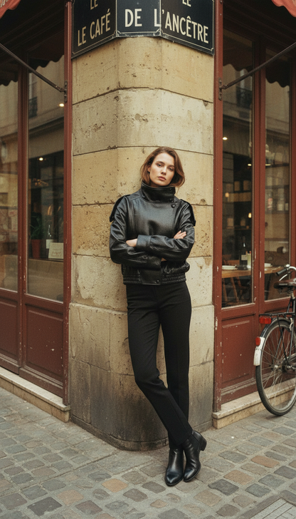 Faux Leather Jacket