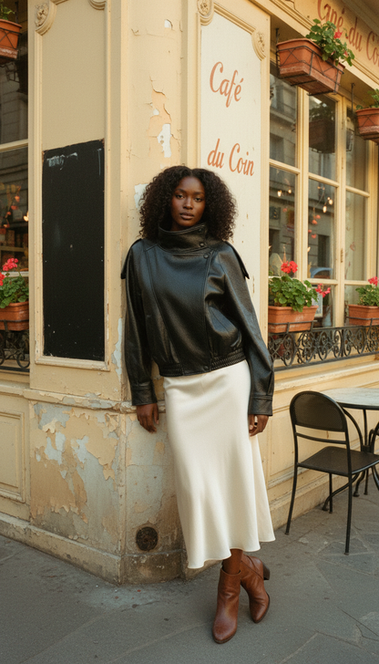 Faux Leather Jacket