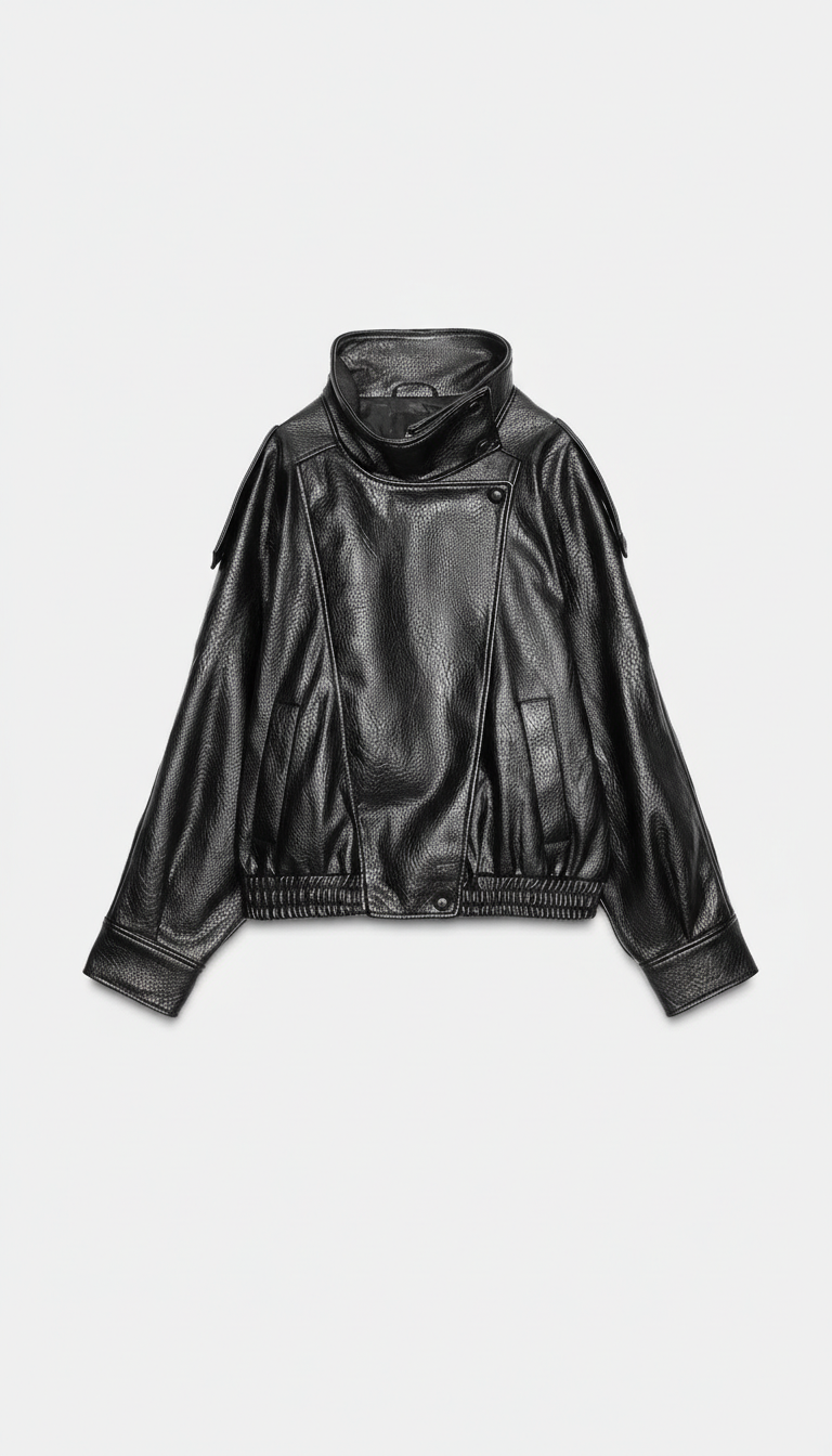 Faux Leather Jacket