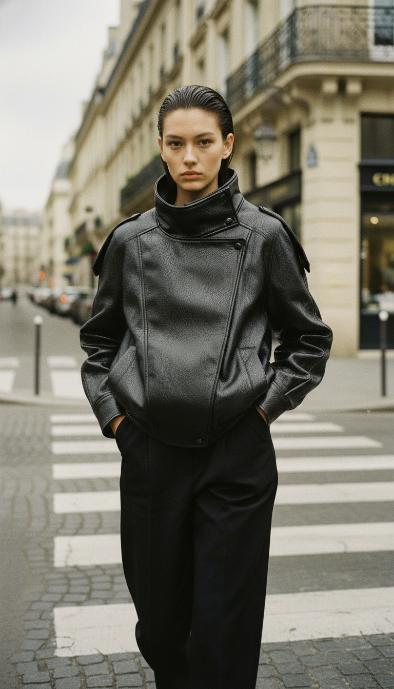 Faux Leather Jacket