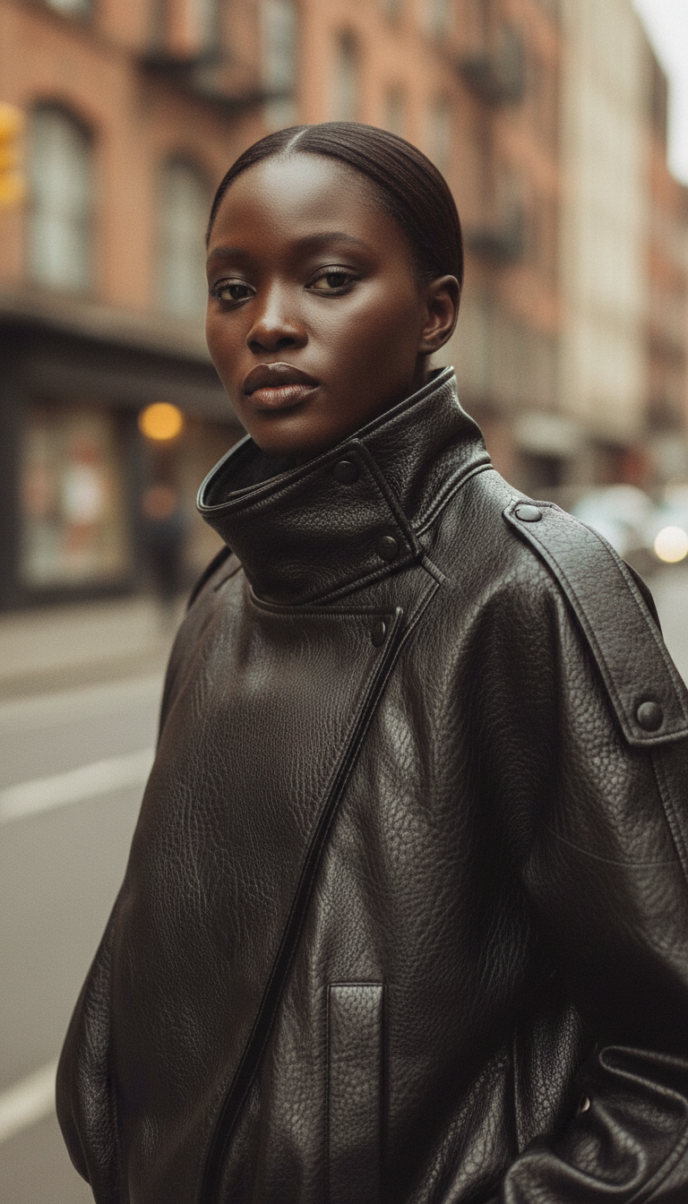 Faux Leather Jacket
