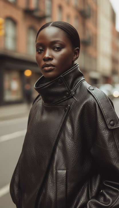 Faux Leather Jacket