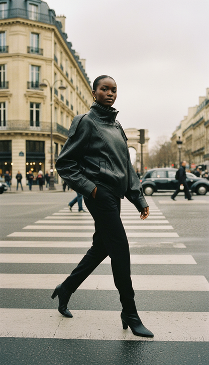 Faux Leather Jacket