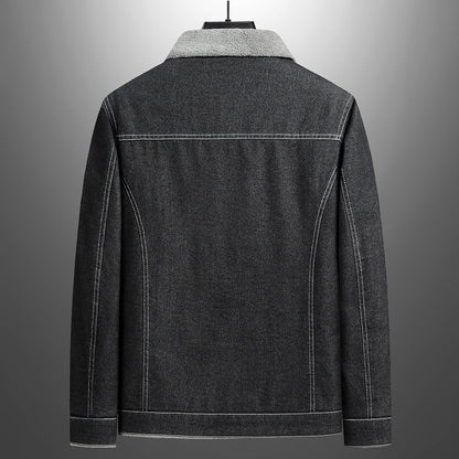 Olavo Denim Sherpa Jacket