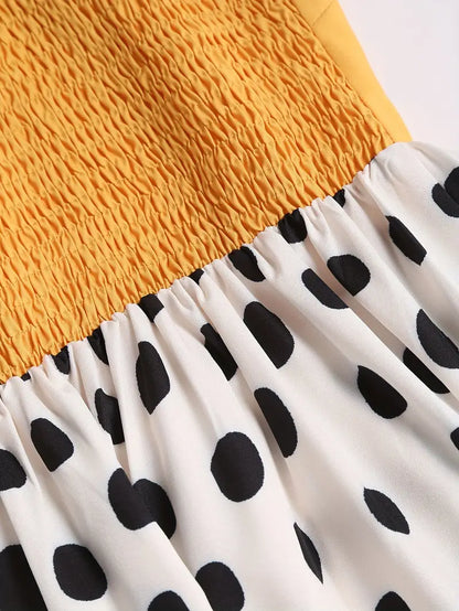 SunDots Maxi Dress