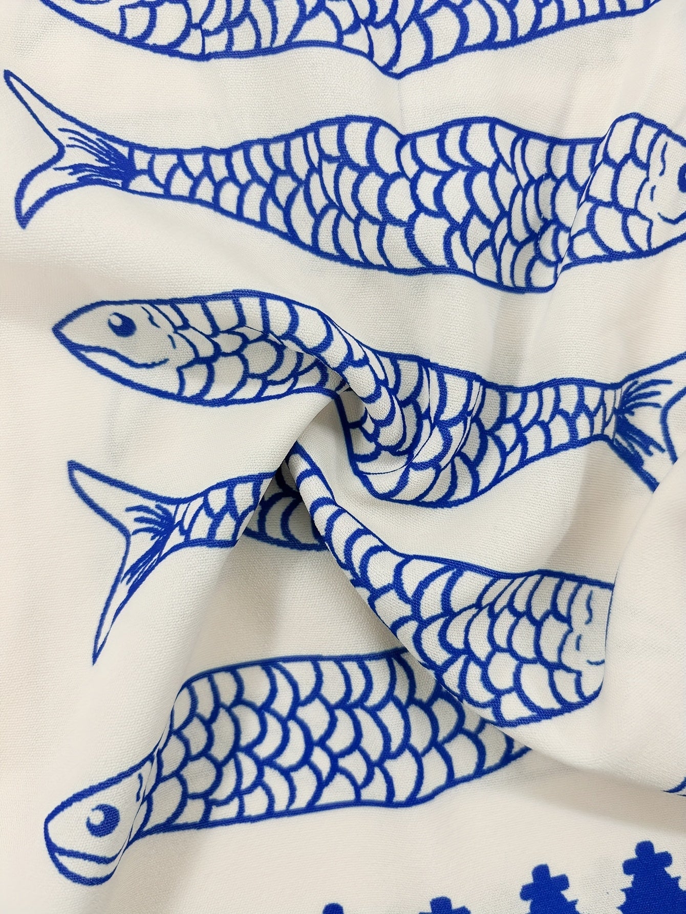 Summer Lobster Print Shirt Pants Two-piece Set
