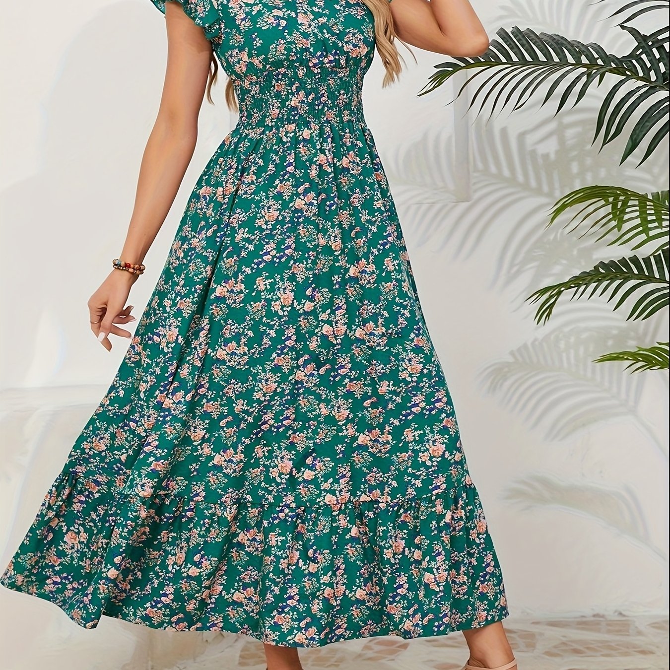FloraVibe Summer Maxi Dress