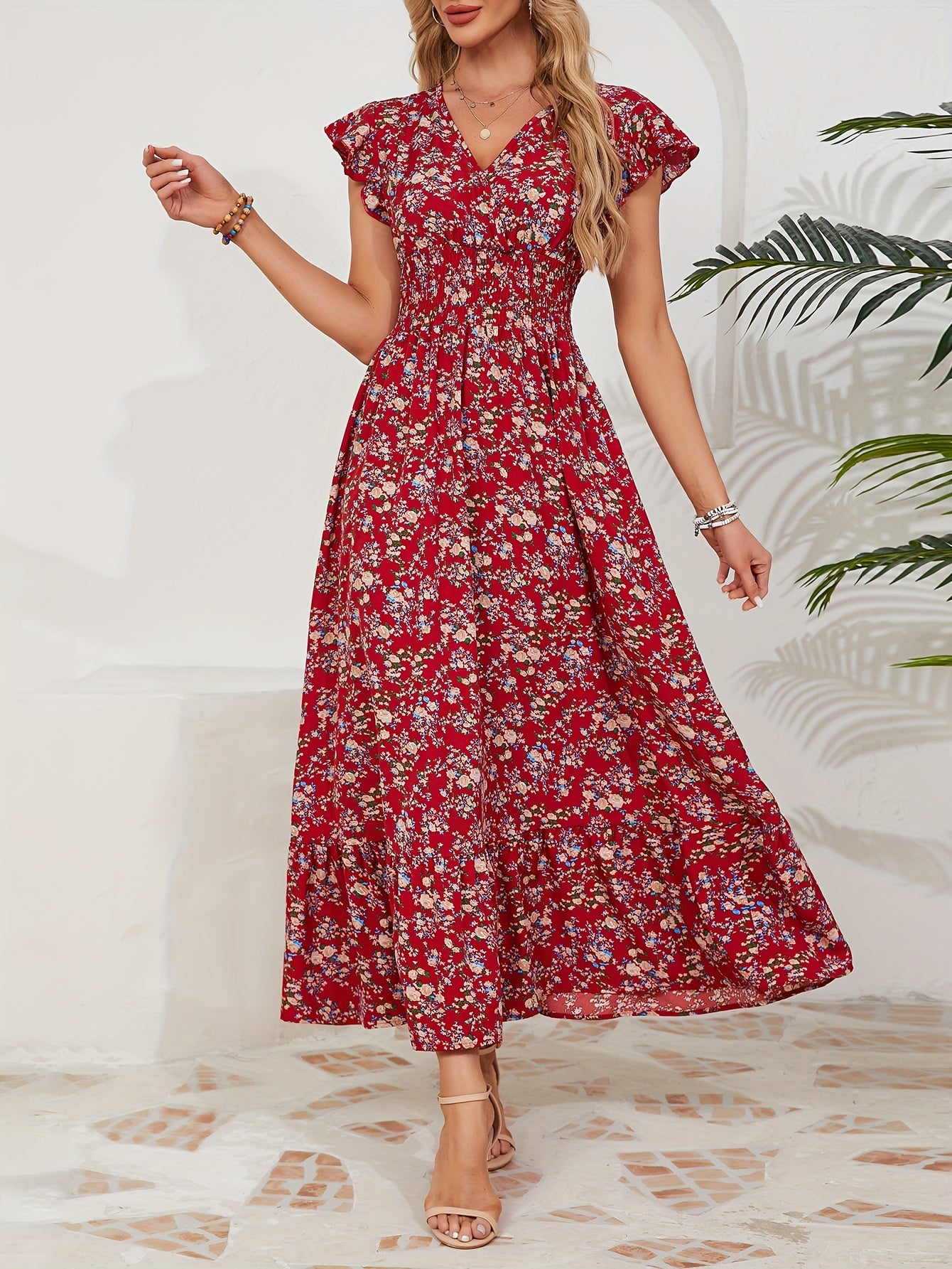 FloraVibe Summer Maxi Dress