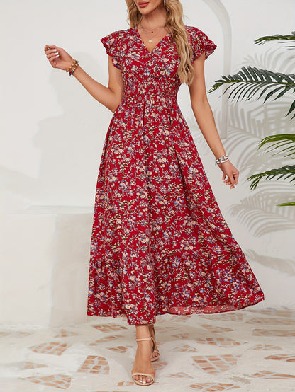 FloraVibe Summer Maxi Dress