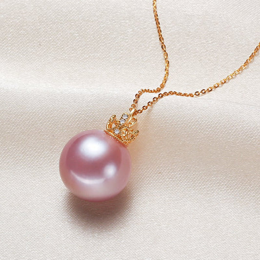 Royal Pearl Crown Necklace