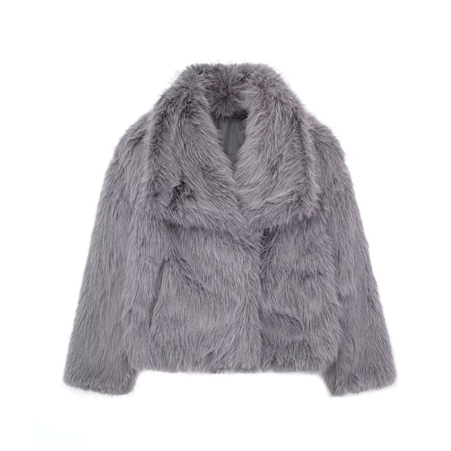 FrostGlam Faux Fur Coat
