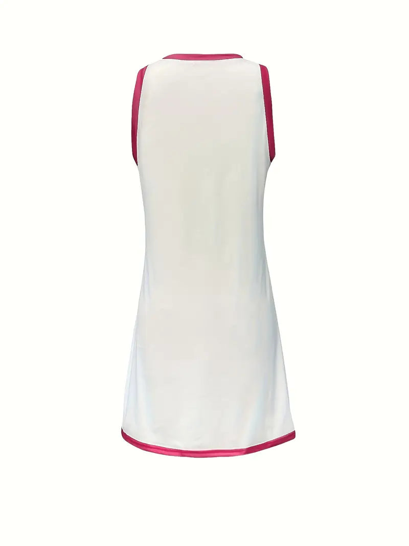 The Sun Graphic Sleeveless Dress