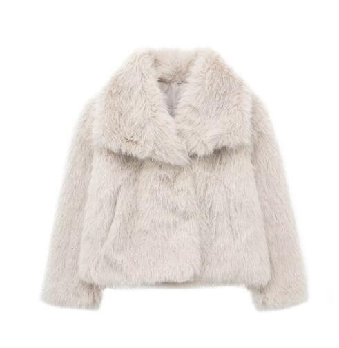 FrostGlam Faux Fur Coat
