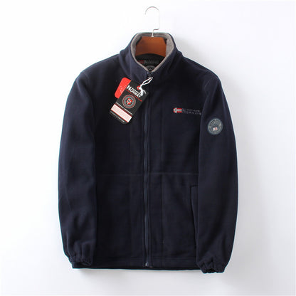 Man Double-Sided Polar Fleece Jacket
