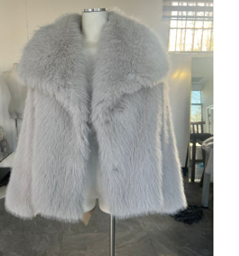 FrostGlam Faux Fur Coat