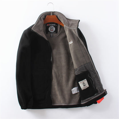 Man Double-Sided Polar Fleece Jacket