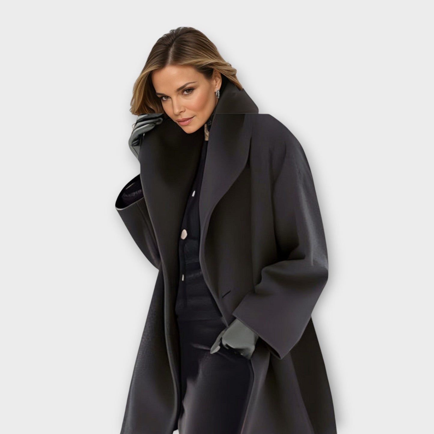 Erin – Oversized Hooded Coat