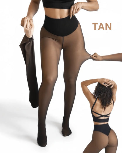Translucent Fleece Lined Tights