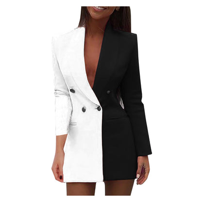 Emilia Contrast Blazer Dress