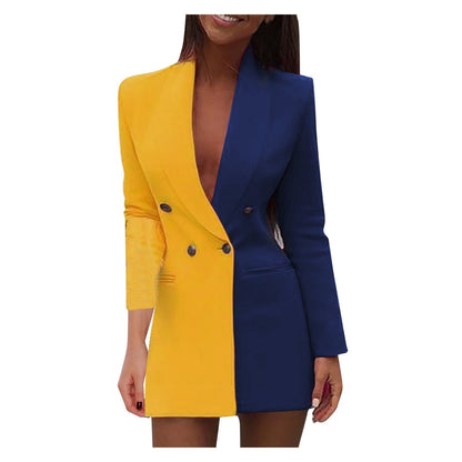 Emilia Contrast Blazer Dress