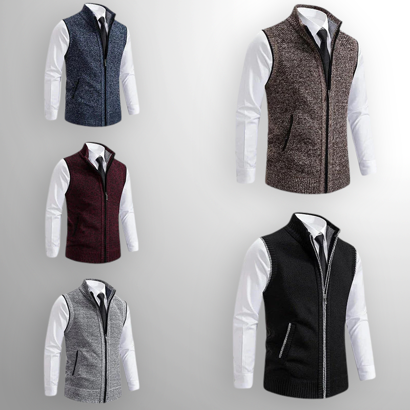 Valenberg Full-Zip Knit Vest