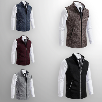 Valenberg Full-Zip Knit Vest