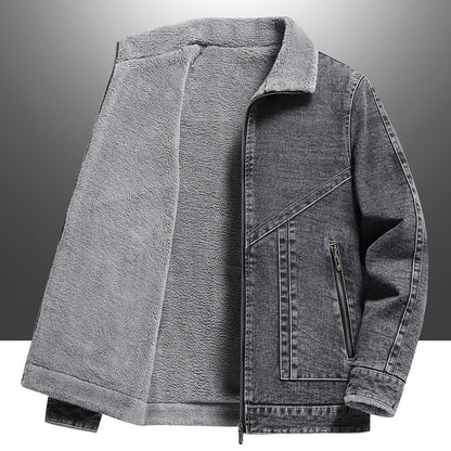 Olavo Denim Sherpa Jacket